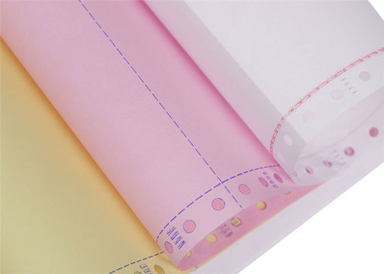 75mmx60mm weiße 3 Falte mit 52 CFB, die selbstdurchschreibendes Papier druckt