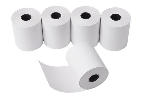 2 1/4&quot; X 50' kundenspezifischer Kunststoffkern 70gsm druckte Thermopapier Rolls