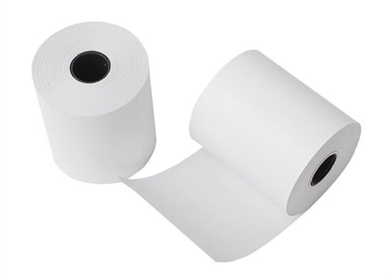 2 1/4&quot; X 50' kundenspezifischer Kunststoffkern 70gsm druckte Thermopapier Rolls